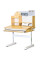 Дитячий стіл Mealux Timberdesk S (арт. BD-685 Wood S) - стільниця дерево / ніжки білі (коробок 1 шт.)