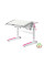 Дитячий стіл Mealux Ergowood M Multicolor TG (арт. BD-800 TG/MC) - стільниця береза / накладки на ніжках сірі (коробок-2 шт.)