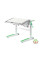 Дитячий стіл Mealux Ergowood M Multicolor TG (арт. BD-800 TG/MC) - стільниця береза / накладки на ніжках сірі (коробок-2 шт.)