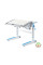 Дитячий стіл Mealux Ergowood M Multicolor TG (арт. BD-800 TG/MC) - стільниця береза / накладки на ніжках сірі (коробок-2 шт.)