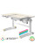Дитячий стіл Mealux Kingwood Multicolor TG (арт. BD-820 TG/MC) - стільниця береза / накладки на ніжках сірі (коробок-2 шт.)