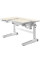 Дитячий стіл Mealux Kingwood Multicolor TG (арт. BD-820 TG/MC) - стільниця береза / накладки на ніжках сірі (коробок-2 шт.)