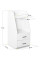 Тумбочка Mealux BD-C12 White с надстройкой (арт. BD-C12 W) - цвет белый (коробок 1 шт.)