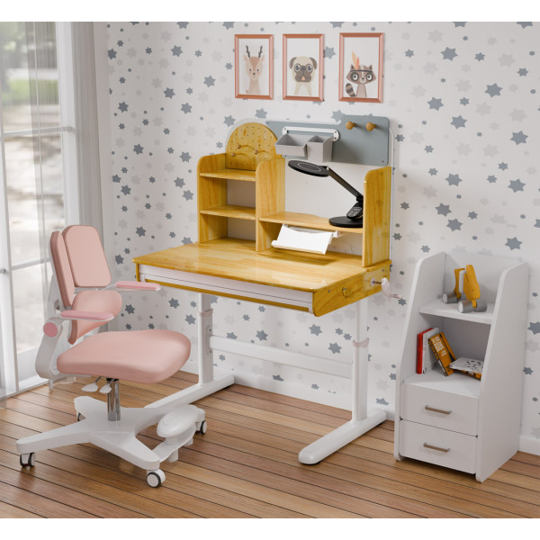 Тумбочка Mealux BD-C12 White с надстройкой (арт. BD-C12 W) - цвет белый (коробок 1 шт.)