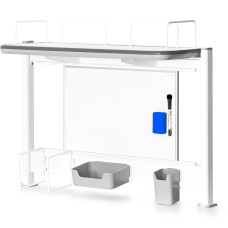 Книжная полка Mealux BD-P17 W - цвет белый (коробок-1 шт.)