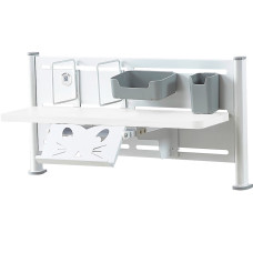 Книжная полка Mealux BD-P18 W - цвет белый (коробок-1 шт.)