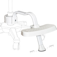 Підставка для крісел Mealux BD-P4 White (арт. BD-P4 W) - пластик білий (коробок - 1шт.)