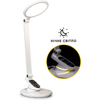 Лампа світлодіодна Mealux DL-410 White (арт. BL1235 White) - колір пластику білий (коробок-1 шт.)