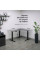 Каркас Mealux Powerframe Trio Black (арт. BS-30 Black) - с тремя моторами угловой / черный (коробок 1 шт.)