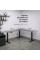 Каркас Mealux Powerframe Trio Black (арт. BS-30 Black) - с тремя моторами угловой / черный (коробок 1 шт.)