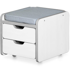 Тумбочка к парте Mealux Winnipeg White (арт.Cabinet BD-630 WG) - цвет белый (коробок 1 шт.)
