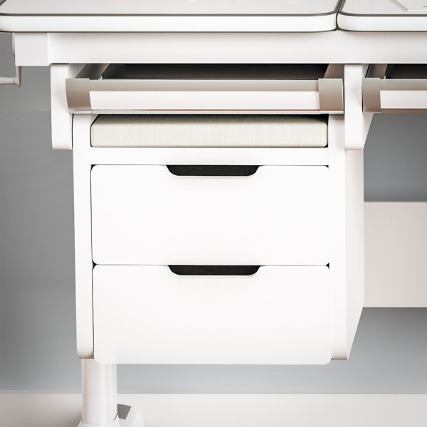 Тумбочка к парте Mealux Winnipeg White (арт.Cabinet BD-630 WG) - цвет белый (коробок 1 шт.)