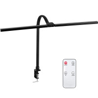 Лампа светодиодная Mealux DL-1025 Black с пультом (DL-1025 + remote Black) - цвет пластика и металла черный (коробок-1 шт.)