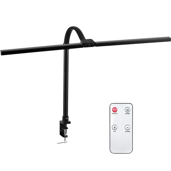 Лампа светодиодная Mealux DL-1025 Black с пультом (DL-1025 + remote Black) - цвет пластика и металла черный (коробок-1 шт.)