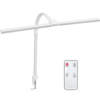 Лампа светодиодная Mealux DL-1025 White с пультом (DL-1025 + remote White) - цвет пластика и металла белый (коробок-1 шт.)