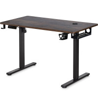 Стол Mealux PowerDesk Energy Antique c электрорегулировкой высоты (арт. EVO-201 Energy A/B) - столешница античный дуб / ножки черные (коробок 2 шт.)