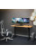 Стол Mealux PowerDesk Energy Mahogany c электрорегулировкой высоты (арт. EVO-201 Energy Mahogany/B) - столешница красное дерево / ножки черные (коробок 2 шт.)