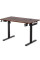 Стіл Mealux PowerDesk Energy Walnut з електрорегулюванням висоти (арт. EVO-201 Energy Walnut/B) - стільниця горіх / ніжки чорні (коробок-2 шт.)