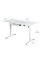 Стіл Mealux PowerDesk Glass White з електрорегулюванням висоти (арт. EVO-201 Glass/White) - стільниця скляна / білий (коробок 2 шт.)