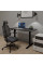 Комплект Mealux PowerDesk Lite Black + Leo Air Plus Grey (арт. EVO-201 Lite B/B +Y 546 KBG) - стільниця чорна / оббивка сіра (коробок 3 шт.)