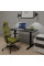 Комплект Mealux PowerDesk Lite Black + Leo Air Plus Green (арт. EVO-201 Lite B/B+Y 546 KZ) - стільниця чорна / оббивка зелена (коробок 3 шт.)