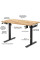 Стіл Mealux PowerDesk Lite Mahogany з електрорегулюванням висоти (арт. EVO-201 Lite Mahogany/B) - стільниця червоне дерево / ніжки чорні (коробок 2 шт.)