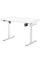 Стіл Mealux PowerDesk Lite White з електрорегулюванням висоти (арт. EVO-201 Lite W/W) - стільниця біла / ніжки білі (коробок-2 шт.)