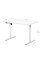Стіл Mealux PowerDesk Lite White з електрорегулюванням висоти (арт. EVO-201 Lite W/W) - стільниця біла / ніжки білі (коробок-2 шт.)