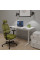 Комплект Mealux PowerDesk Lite White + Leo Air Plus Green (арт. EVO-201 Lite W/W+Y 546 KZ) - стільниця біла / оббивка зелена (коробок 3 шт.)