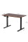 Стіл Mealux PowerDesk Lite Walnut з електрорегулюванням висоти (арт. EVO-201 Lite Walnut /B) - стільниця волоський горіх / ніжки чорні (коробок-2 шт.)