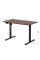 Стіл Mealux PowerDesk Lite XL Walnut (арт. EVO-202 Lite Walnut/B) - стільниця волоський горіх / ніжки чорні (коробок 2 шт.)