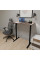 Стіл Mealux PowerDesk Lite XL Walnut (арт. EVO-202 Lite Walnut/B) - стільниця волоський горіх / ніжки чорні (коробок 2 шт.)