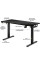 Стол Mealux PowerDesk Duo Black (арт. EVO-242 Duo B/B) - столешница черная / ноги черные (коробок 2 шт.)