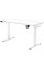 Стіл Mealux PowerDesk Duo XL White (арт. EVO-252 Duo W/W) - стільниця біла / ніжки білі (коробок 2 шт.)