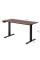 Стол Mealux PowerDesk Duo XL Walnut (арт. EVO-252 Duo Walnut/B) - столешница грецкий орех/ножки черные (коробок 2 шт.)