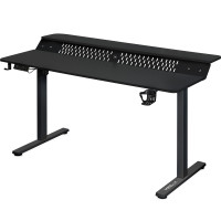 Стіл з електрорегулюванням висоти Mealux PowerDesk Extra Black (арт. EVO-262 B/B) - стільниця чорна / ніжки чорні (коробок 1 шт.)