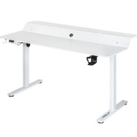 Стіл з електрорегулюванням висоти Mealux PowerDesk Extra White (арт. EVO-262 W/W) - стільниця біла / ніжки білі (коробок 1 шт.)
