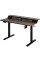 Стіл з електрорегулюванням висоти Mealux PowerDesk Extra Walnut (арт. EVO-262 Walnut/B) - стільниця горіх / ніжки чорні (коробок 1 шт.)