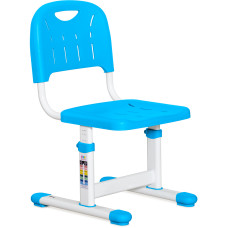 Стільчик Evo-kids EVO-301 BL (арт.EVO-301 BL) білий метал / сидіння,спинка,накладки-блакитні (коробок-1шт.)