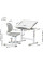 Комплект Evo-kids (стол+стул) Evo-06 Ergo Grey (арт. Evo-06 Ergo G) - столешница белая / цвет пластика серый (коробок-1 шт.)