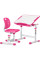 Комплект Evo-kids (стіл+стілець) Evo-06 Ergo Pink (арт. Evo-06 Ergo PN) - стільниця біла / колір пластика рожевий (коробок-1 шт.)