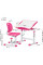 Комплект Evo-kids (стіл+стілець) Evo-06 Ergo Pink (арт. Evo-06 Ergo PN) - стільниця біла / колір пластика рожевий (коробок-1 шт.)