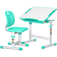 Комплект Evo-kids (стіл+стілець) Evo-06 Ergo Green (арт. Evo-06 Ergo Z) - стільниця біла / колір пластика зелений (коробок-1 шт.)