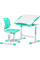 Комплект Evo-kids (стіл+стілець) Evo-06 Ergo Green (арт. Evo-06 Ergo Z) - стільниця біла / колір пластика зелений (коробок-1 шт.)