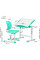 Комплект Evo-kids (стіл+стілець) Evo-06 Ergo Green (арт. Evo-06 Ergo Z) - стільниця біла / колір пластика зелений (коробок-1 шт.)