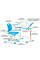 Комплект Evo-kids (стіл+стіл) Evo-07 Ergo Blue (арт. Evo-07 Ergo BL) - стільниця біла / колір пластику блакитний (коробок-1 шт.)