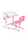 Комплект Evo-kids (стіл+стілець) Evo-07 Pink (sale) - стільниця біла / колір пластика рожевий (коробок-1 шт.)