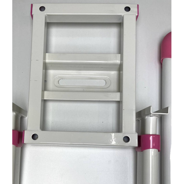 Комплект Evo-kids (стіл+стілець) Evo-07 Pink (sale) - стільниця біла / колір пластика рожевий (коробок-1 шт.)