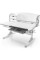 Стіл Evo-kids Aivengo (L) Gray (арт.Evo-720 WG) - стільниця біла / ніжки білі з сірим (коробок-2 шт.)