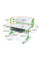 Стіл Evo-kids Aivengo (L) Green (арт.Evo-720 WZ) - стільниця біла / ніжки білі з зеленим (коробок-2 шт.)